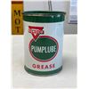 Image 1 : Vintage 1 Pound Conoco Hump Lube Grease Tin Full Nice Condition