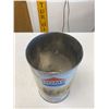 Image 2 : Vintage Home Exel Motor Oil Tin w/ No Lid