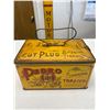 Image 2 : Vintage Pedro Cut Plug Smoking Tobaco Lunch Box Tin w/ Original Handle, Nice Graphics