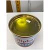 Image 2 : Very Nice Condition 4 Pound Alpha Pure Creamed Honey Empty Tin w/ Lid