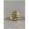 Image 2 : 14K Yellow Gold 5 Row Channel Baguette Diamond Ring - Approx 18mm Wide 76 Diamonds Over 1.5ctw - 7.8