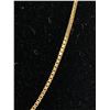 Image 2 : Solid 10k Yellow Gold Box Link Chain Necklace! 18" - Marked & Tested