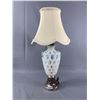 Image 1 : Vintage 20" Tall Glass Lamp w/ Nice Design