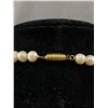 Image 3 : Genuine White Pearls Knotted Between Each Necklace 16" L Original Clasp
