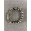 Image 2 : Vintage Sterling Silver Bracelet for Charms 7.5" in Good Conditiion with Safety Clasp