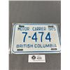 Image 1 : Hard to Find 1975 BC  Motor Carrier License Plate. Very Nice