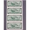 Image 2 : 5 1954 Candian Bank Notes, In Sequence