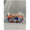 Image 2 : Vintage 4" Vintage Murano Millefiori Paper Weight Beautiful