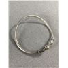 Image 2 : Vintage Sterling Silver ( Tested ) Bangle 3" Diam