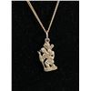 Image 2 : Vintage Sterling Silver St. Christopher w/ Jesus Child Pendant & Chain Necklace