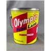 Image 1 : Vintage 5 Lb Olympic Brand Pure Lard Tin Can w/ Lid