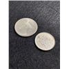 Image 2 : 1 - Silver Canadian Dollar   & 1 Silver Canadian 50 Cent Coin