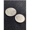 Image 3 : 1 - Silver Canadian Dollar   & 1 Silver Canadian 50 Cent Coin