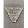 Image 2 : 1932 Vancouver Triangle License Municipal Tag Add On To Commercial Vehicles