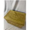 Image 2 : Antique Wood Embossed Firebox. Great Condition. Approx. 12 1/2" x 18 1/4" x 13"