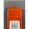 Image 2 : 1950's Dominion Cutout Company LTD Toronto Ontario Porcelain Thermometer