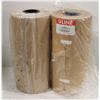 Image 1 : LOT OF TWO 40LBS ROLLS OF 18" BROWN BUTCHER PAPER