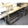 Image 1 : STAINLESS STEEL WORK CABINET 58" X 30" X34" W/ 4"