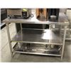 Image 1 : STAINLESS STEEL PREP TABLE 48" X 36" X 36"