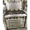 Image 1 : AMERICAN RANGE 6-BURNER NATURAL GAS  STOVE W/ OVEN