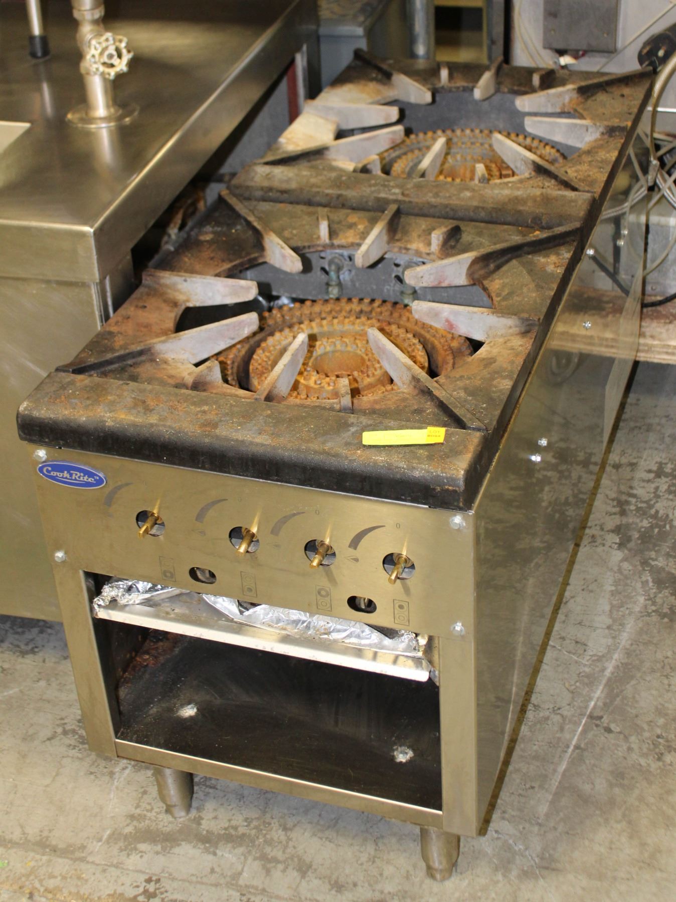 COOK RITE 2 BURNER NATURAL GAS POT STOVE