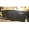 Image 1 : TRUE 2 DOOR BACK BAR COOLER 69" X 27.5" X 37 1/4"