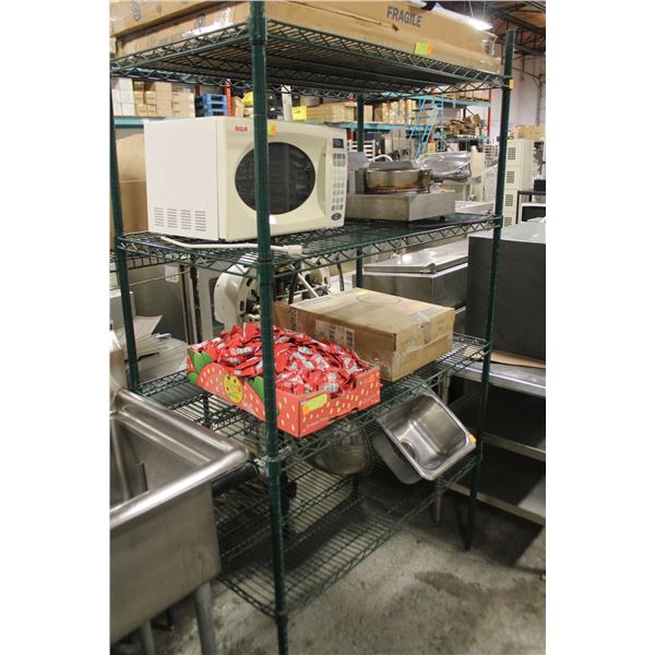 6FT GREEN METRO RACK 42