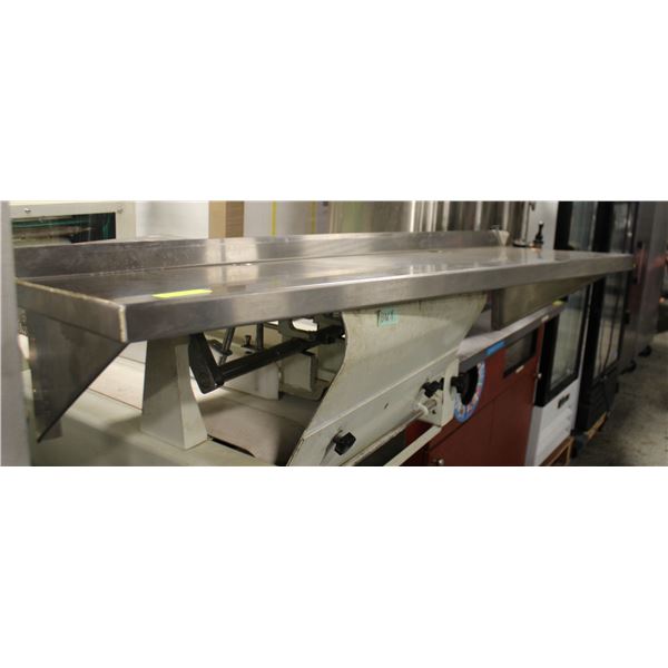 STAINLESS STEEL WALL SHELF 16'X 53'