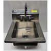 Image 1 : STAINLESS STEEK SINK W/ FAUCET 14"X 17"X 5"
