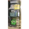 Image 1 : CONTENTS OF RACK; CLEANERS/ INSERT TOPS & MORE *