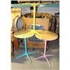 Image 1 : 3 ROUND TABLES - 24" DIAMETER