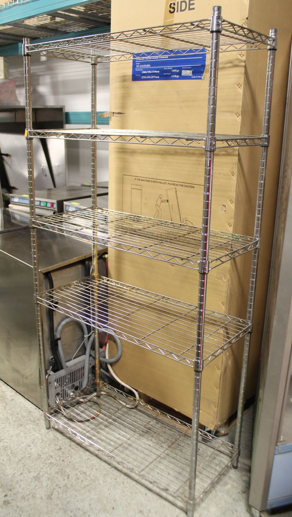 5 TIER WIRE METRO RACK 72.5