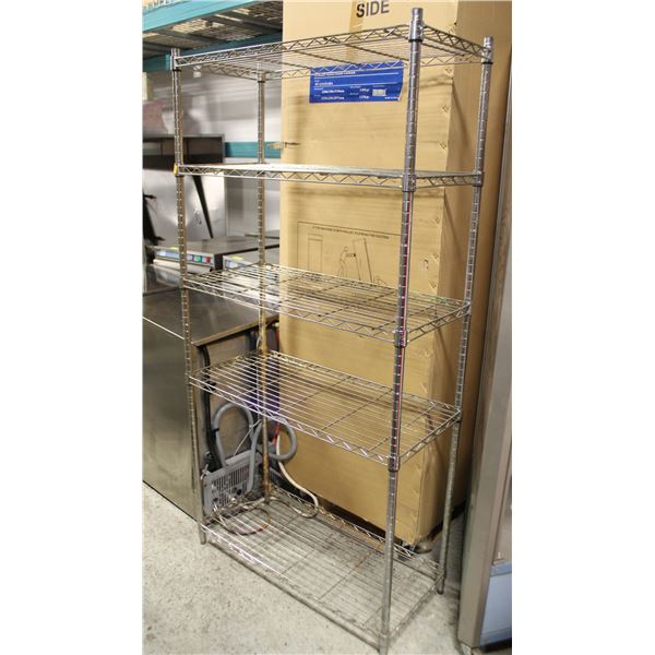 5 TIER WIRE METRO RACK 72.5