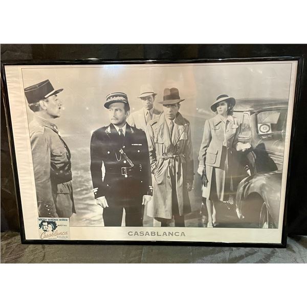 Casablanca Movie Poster 25" H X 37" L