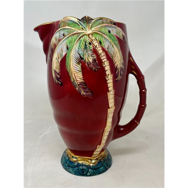 Antique Palm Tree Pitcher 11"H - Beswick, England 1067