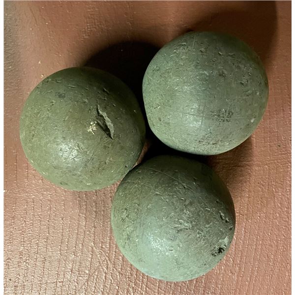 Antique Bowling Balls (wood)