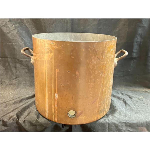 Antique Coper Cauldron