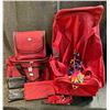 Image 1 : Airwig Rolling duffle Bag, American Tourister Carry On & Toiletry Bag, Air Canada Passport Holder &