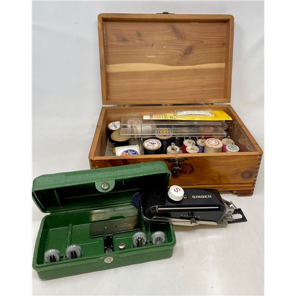 Sewing Kit & Singer Sewing Machine Part