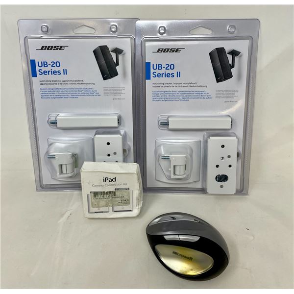 2 US-20 Series II Wall Speaker Mounts, IPad Camera Connection Kit 7 Microsoft Mouse