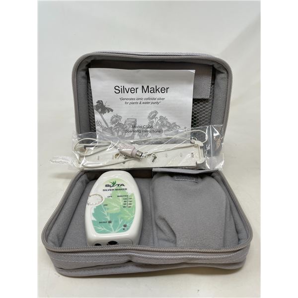 Silver Maker "Generates Ionic Colloidal Silver for Plants & Water Purity