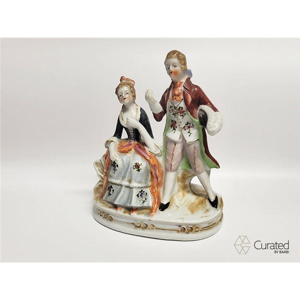 Vintage Porcelain Charm Victorian Dance