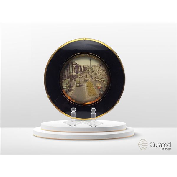 Vintage 60's Convex Domed Porthole Wall Art
