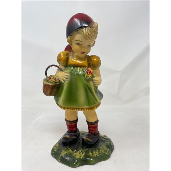 Vintage Porcelain Girl in Clogs