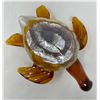 Image 2 : Art Glass Turtle  7"L