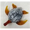 Image 2 : Art Glass Turtle 8"L