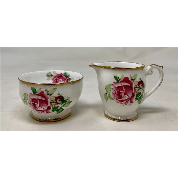 Lady Margaret Queen Anne China Cream & Sugar
