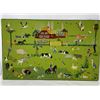 Image 1 : Needle Point Farm Scene 16x26"