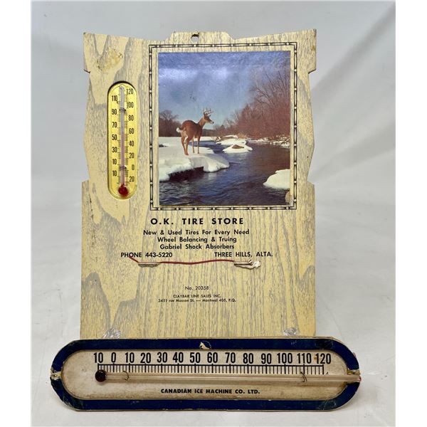 Vintage Calendar Thermometer Westminster Vacuums