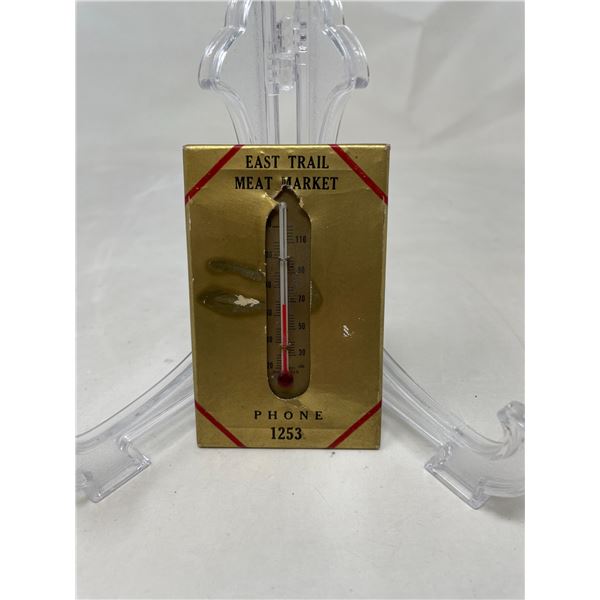 Vintage Thermometer East Trail Meat Market
